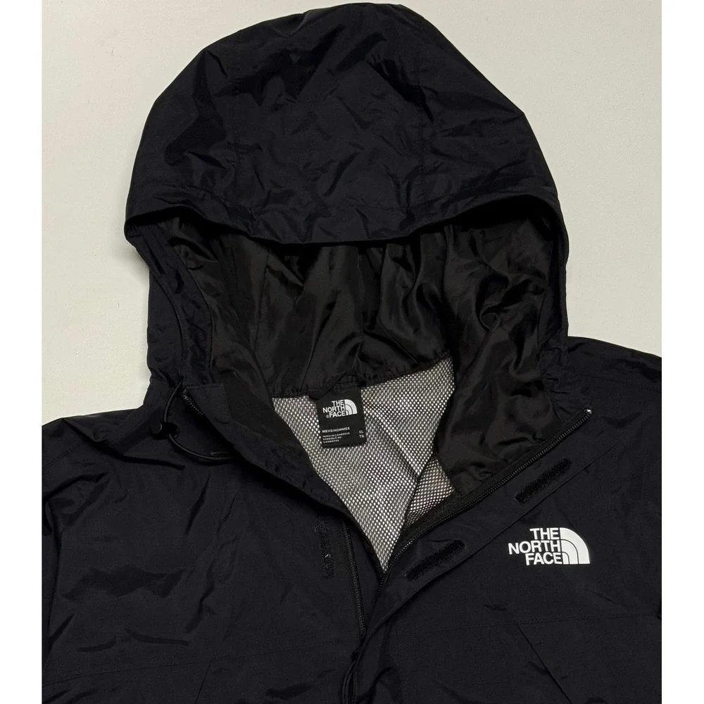 The North Face Mens Antora Waterproof Rain Jacket Black XL DryVent Hooded
